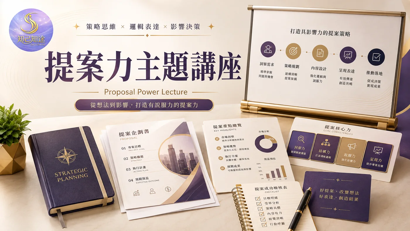 提案力主題講座活動主視覺